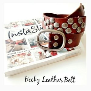 💥Vintage Style Geniune Leather Belt